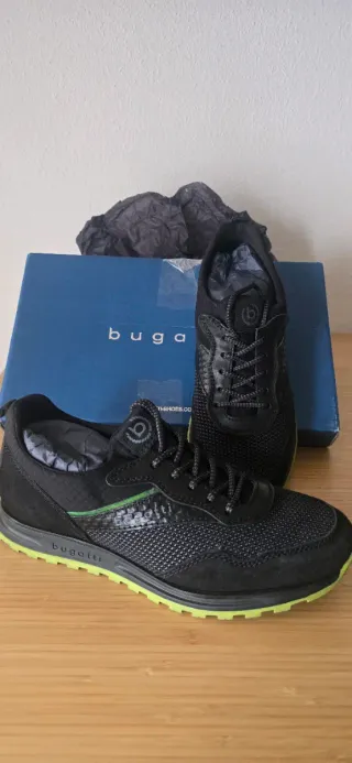 Bugatti originales Carlos Zapatillas Hombre Negro/