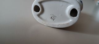 Statuetta bambini Capodimonte ceramica cm. 11