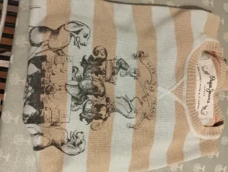 Maglia Pepe Jeans uomo righe beige/azzurro