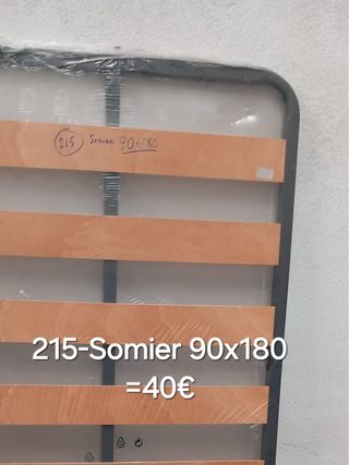 Somier 90x180