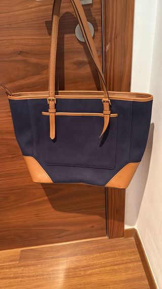 Bolso Michael Kors Azul y Marrón