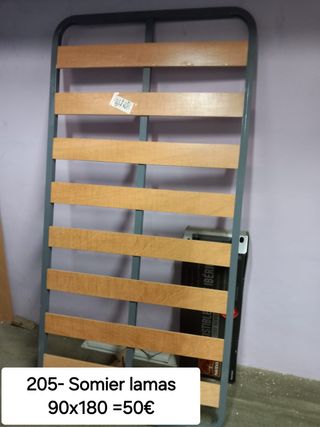 Somier lamas 90x180