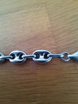 Cadena Plata Calabrote 55cm x 8mm