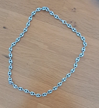 Cadena Plata Calabrote 55cm x 8mm