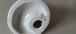 Statuetta Capodimonte bambina con oca