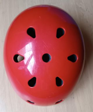 Casco de skate naranja Oxelo