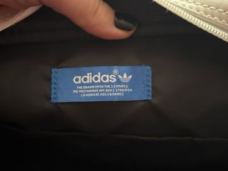 Bolso bandolera Adidas Originals blanco y rojo