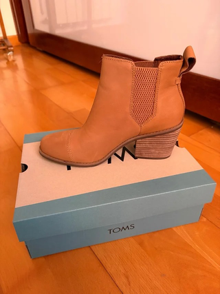 Botines TOMS Piel Beige Talla 37