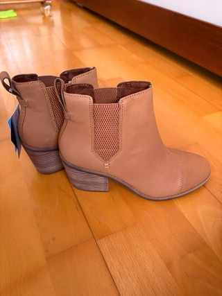 Botines TOMS Piel Beige Talla 37