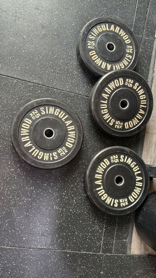 Discos de 25 kg Singular Wod (4 unidades)