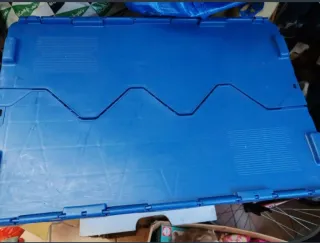 Caja de almacenaje Makro azul