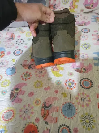 Bota Chiruca Talla 43 Verde Naranja