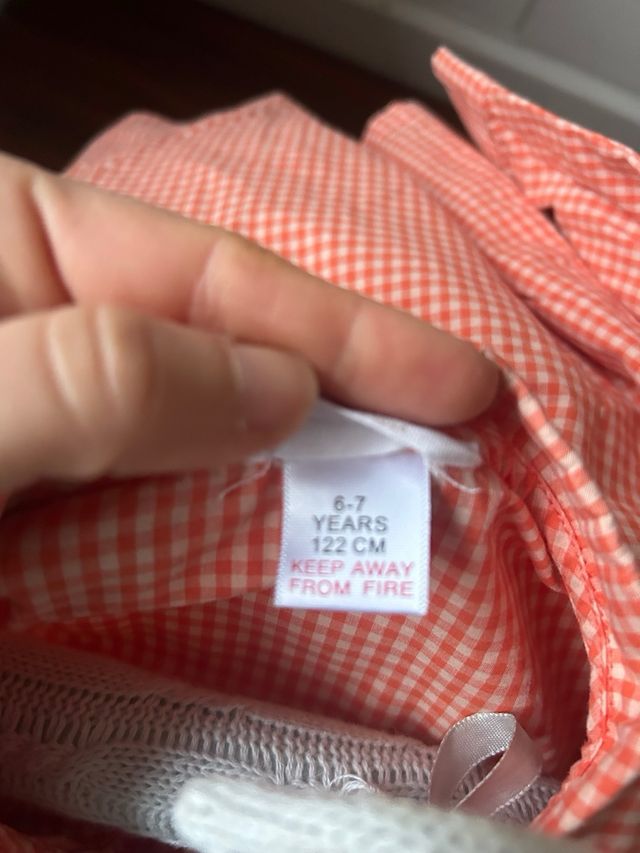 Blusa niña Zara Home cuadros