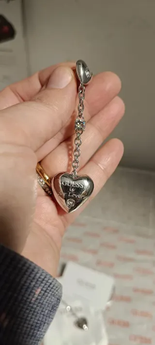 Orecchini Guess Cuore Argento