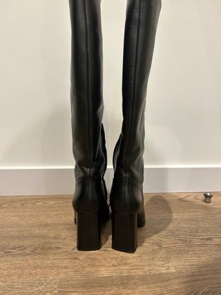 Botas altas Zara negras