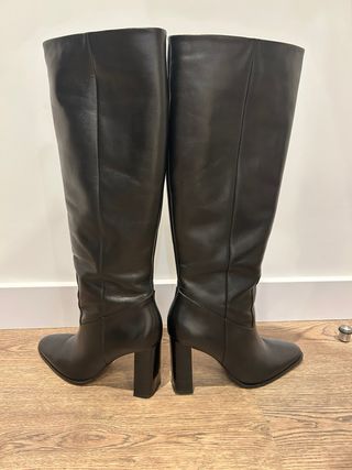 Botas altas Zara negras