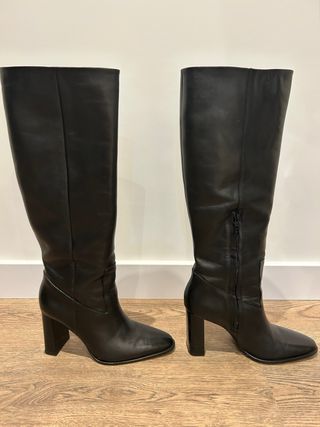 Botas altas Zara negras