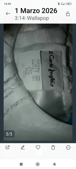 Traje de comunión blanco