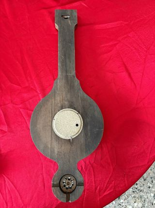 Barometro Termometro Anni 60 Legno Metallo