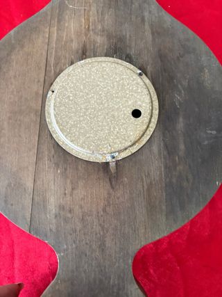 Barometro Termometro Anni 60 Legno Metallo