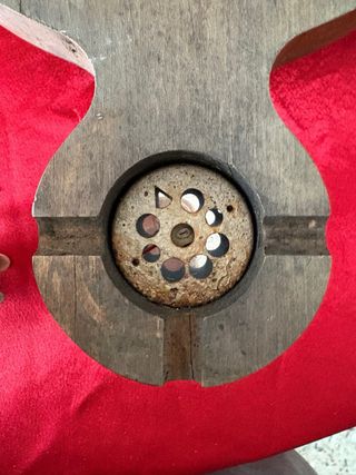 Barometro Termometro Anni 60 Legno Metallo