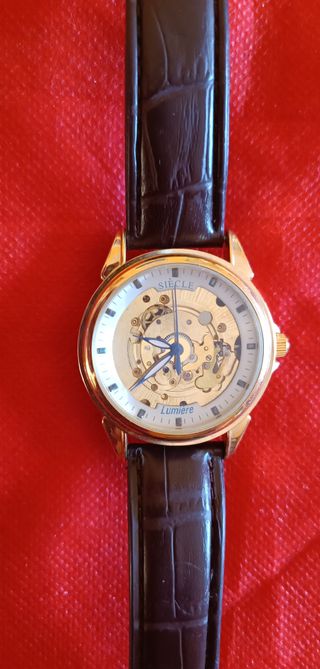 Orologio Siecle Automatico Oro Marrone