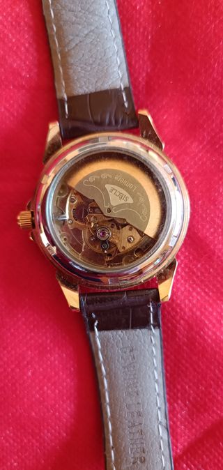 Orologio Siecle Automatico Oro Marrone