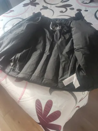 Anorak plumífero mujer negro