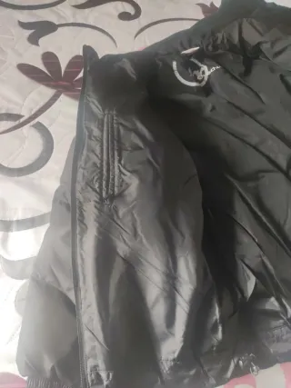 Anorak plumífero mujer negro