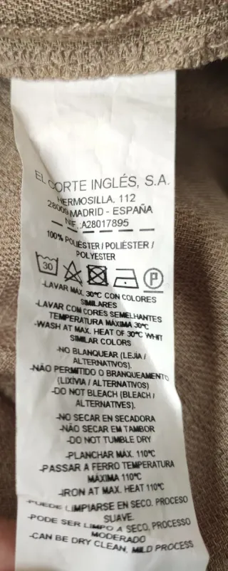 Chaqueta Beige ANTEA Talla M