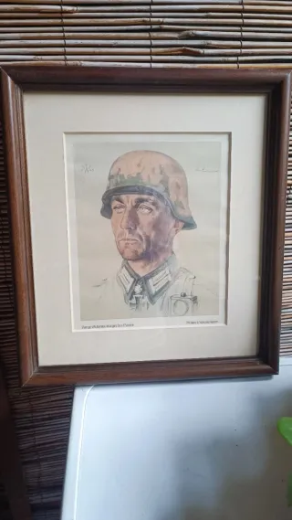 Cuadro militar retrato