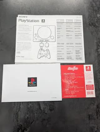 Manuales PlayStation Sony Completos