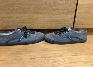 Zapatillas Pompeii grises y turquesa