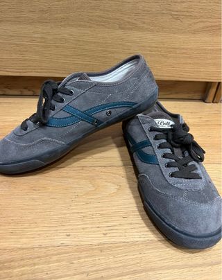 Zapatillas Pompeii grises y turquesa