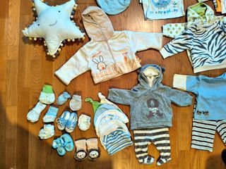 CHOLLO,0-3 meses, 123 Prendas, Lote Ropa Bebé Niño