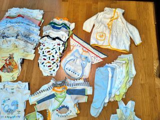 CHOLLO,0-3 meses, 123 Prendas, Lote Ropa Bebé Niño