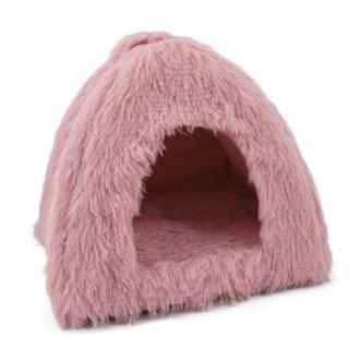 Iglú para gatos rosa