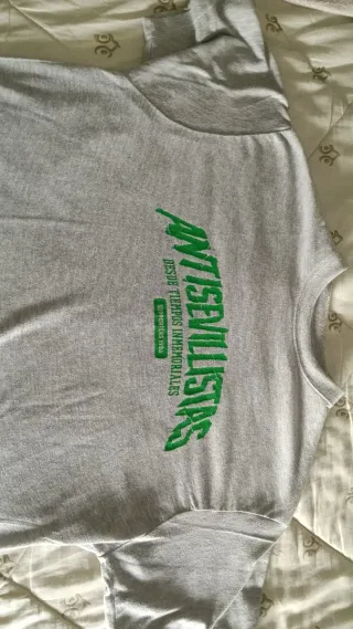 Camiseta Supporters Gol Sur Gris Verde