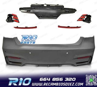 PARAGOLPES TRASERO BMW F30 LOOK M3 + KIT ESCAPE