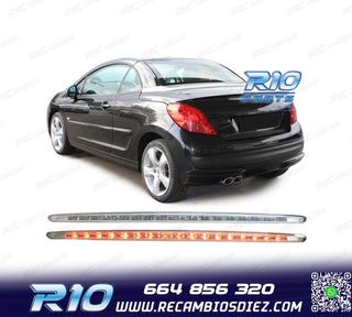 TERCERA LUZ DE FRENO PEUGEOT 207 CC LED CROMO