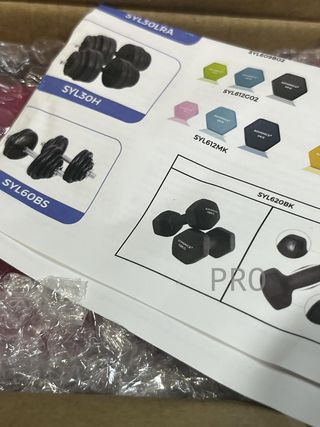 Set di 2 Manubri 0,5kg SONGMICS