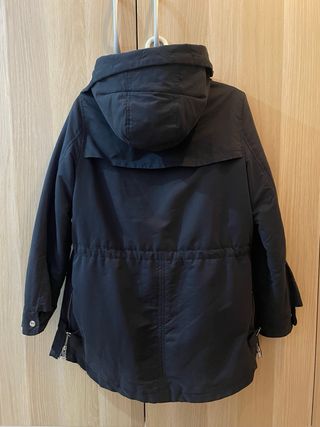 Abrigo Mango Azul Marino Mujer