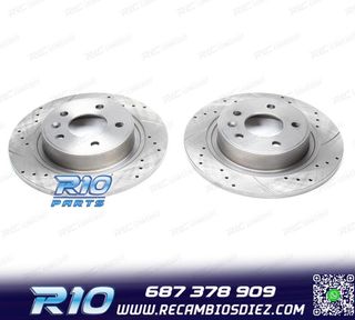 DISCOS DE FRENO PARA NISSAN PERFORADOS RANURADOS