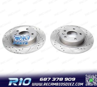 DISCOS DE FRENO PARA OPEL PERFORADOS RANURADOS