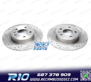 DISCOS DE FRENO PARA SMART PERFORADOS RANURADOS