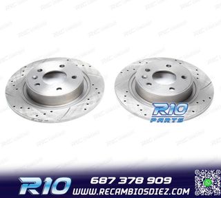 DISCOS DE FRENO PARA SUZUKI PERFORADOS RANURADOS