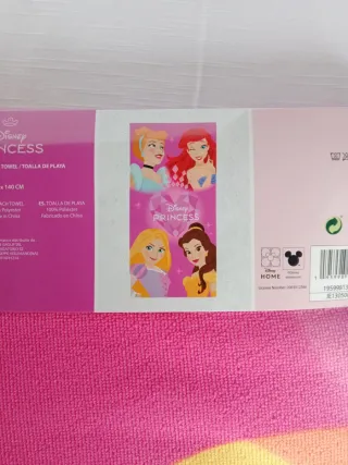 Telo mare Disney Principesse 70x140 cm