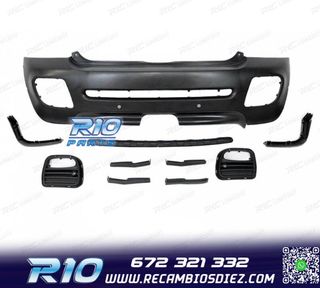 PARAGOLPES TRASERO MINI R56 R57 R58 07-13 LOOK JCW