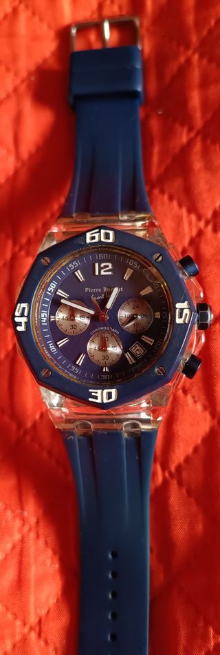 Orologio Pierre Bonnet Crono Blu/Oro