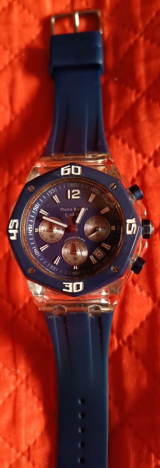 Orologio Pierre Bonnet Crono Blu/Oro